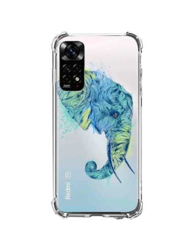 Coque Xiaomi Redmi Note 11 / 11S Elephant Elefant Transparente - Rachel Caldwell