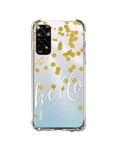 Coque Xiaomi Redmi Note 11 / 11S Hello, Bonjour Transparente - Sylvia Cook