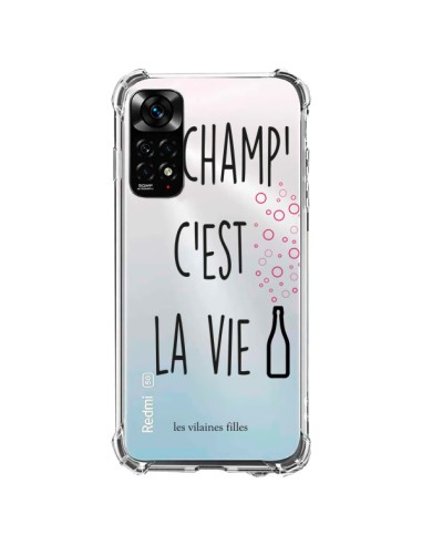 Coque Xiaomi Redmi Note 11 / 11S Le Champ, c'est la Vie Transparente - Les Vilaines Filles