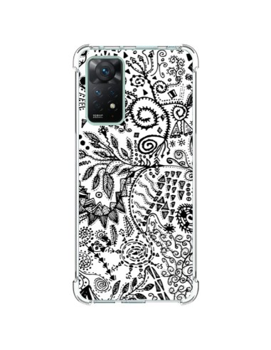 Coque Xiaomi Redmi Note 11 Pro Azteque Blanc et Noir - Eleaxart