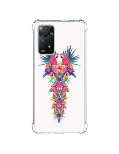 Coque Xiaomi Redmi Note 11 Pro Parrot Kingdom Royaume Perroquet - Eleaxart