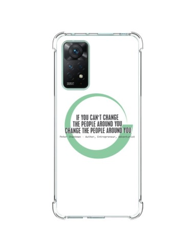 Coque Xiaomi Redmi Note 11 Pro Peter Shankman, Changing People - Shop Gasoline