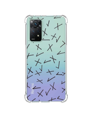 Coque Xiaomi Redmi Note 11 Pro Cross Croix Check Transparente - Ebi Emporium