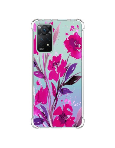 Xiaomi Redmi Note 11 Pro Case Rose Flowers Clear - Ebi Emporium