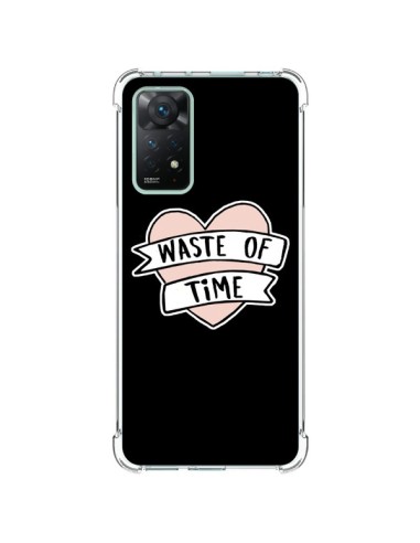 Coque Xiaomi Redmi Note 11 Pro Waste of Time Coeur - Maryline Cazenave