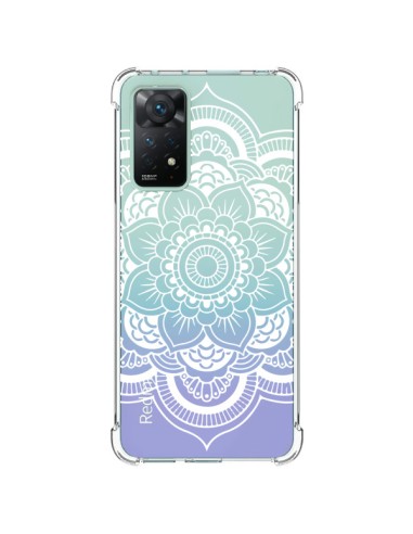 Coque Xiaomi Redmi Note 11 Pro Mandala Blanc Azteque Transparente - Nico