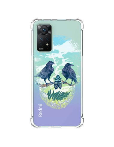 Coque Xiaomi Redmi Note 11 Pro Tête de Mort Nature Transparente - Rachel Caldwell