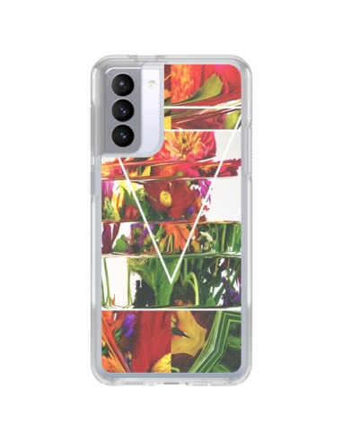 Coque Samsung Galaxy S21 FE Facke Flowers Fleurs - Danny Ivan