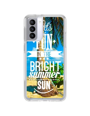 Coque Samsung Galaxy S21 FE Fun Summer Sun _té - Eleaxart