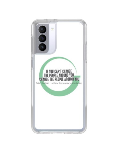 Coque Samsung Galaxy S21 FE Peter Shankman, Changing People - Shop Gasoline