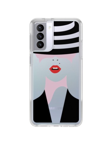 Samsung Galaxy S21 FE Case Girl Cappello Clear - Dricia Do