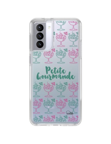 Coque Samsung Galaxy S21 FE Petite Gourmande Glaces Ete Transparente - Lolo Santo