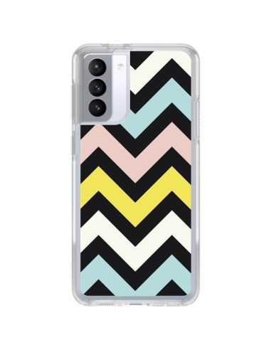 Coque Samsung Galaxy S21 FE Azteque Chevron Sunny - Mary Nesrala