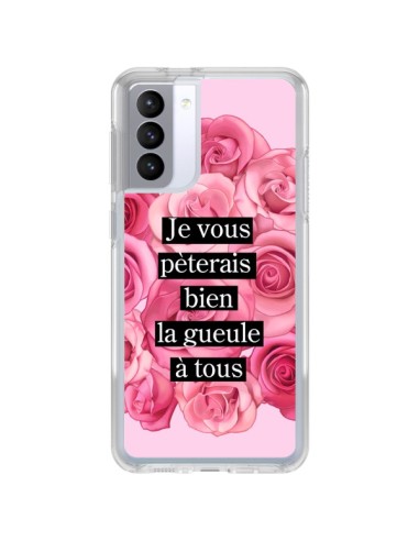 Coque Samsung Galaxy S21 FE Je vous pèterais Fleurs - Maryline Cazenave