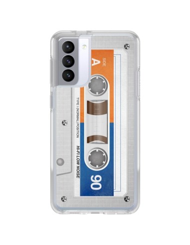 Coque Samsung Galaxy S21 FE White Cassette K7 - Maximilian San