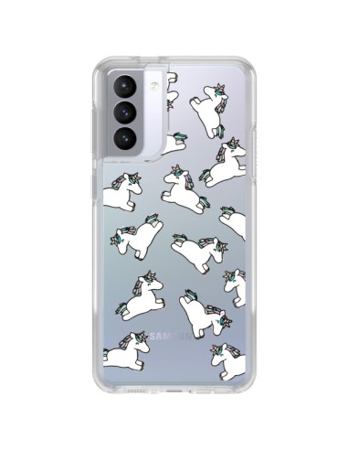 Coque Samsung Galaxy S21 FE Licorne Crinière Transparente - Nico