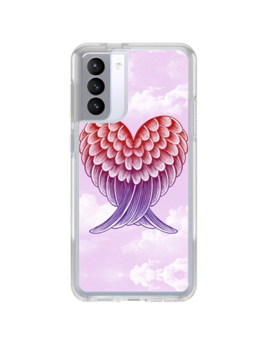 Coque Samsung Galaxy S21 FE Ailes d'ange Amour - Rachel Caldwell