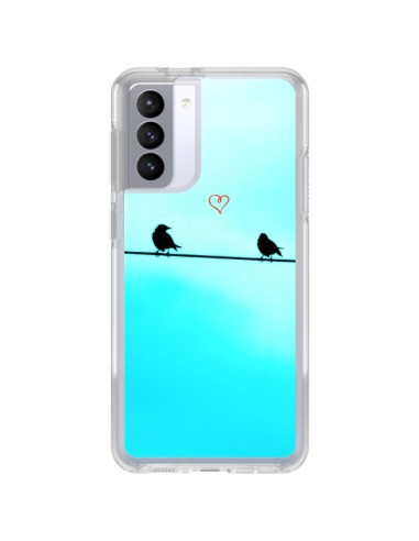 Coque Samsung Galaxy S21 FE Oiseaux Birds Amour Love - R Delean