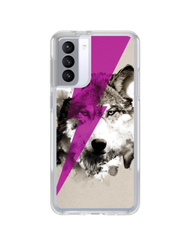 Coque Samsung Galaxy S21 FE Wolf Rocks - Robert Farkas