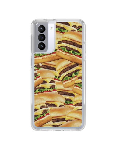 Coque Samsung Galaxy S21 FE Burger Hamburger Cheeseburger - Rex Lambo