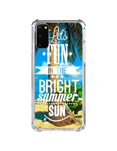 Coque Samsung Galaxy S20 FE Fun Summer Sun _té - Eleaxart