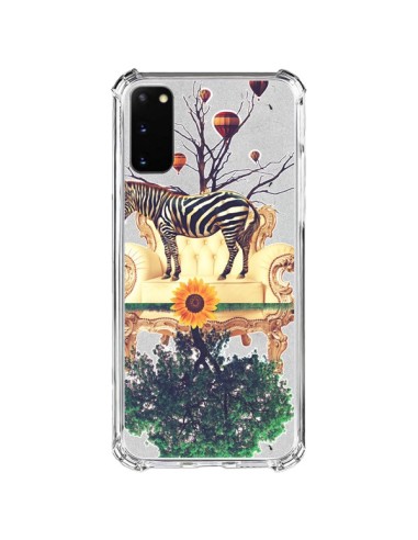 Coque Samsung Galaxy S20 FE Zebre The World - Eleaxart