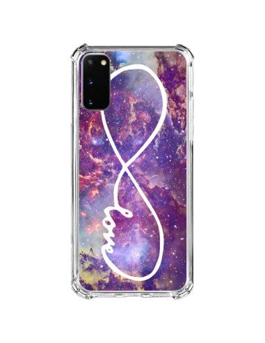 Coque Samsung Galaxy S20 FE Love Forever Infini Galaxy - Eleaxart