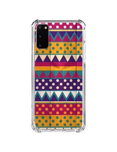 Coque Samsung Galaxy S20 FE Mexican Triangle Aztec Azteque - Eleaxart