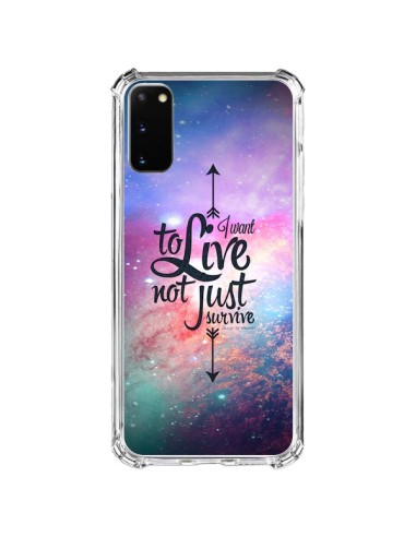 Samsung Galaxy S20 FE Case I want to live - Eleaxart