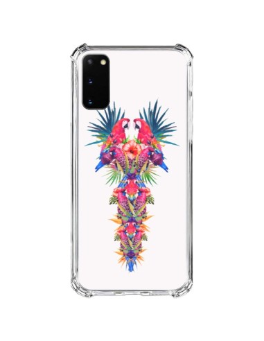 Coque Samsung Galaxy S20 FE Parrot Kingdom Royaume Perroquet - Eleaxart