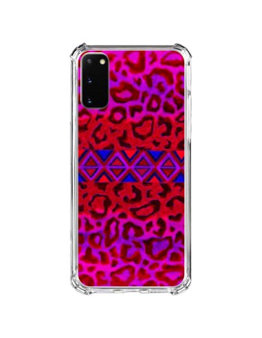 Coque Samsung Galaxy S20 FE Tribal Leopard Rouge - Ebi Emporium