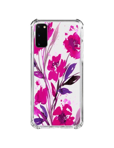 Samsung Galaxy S20 FE Case Rose Flowers Clear - Ebi Emporium