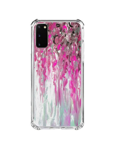 Coque Samsung Galaxy S20 FE Tempête Rose Transparente - Ebi Emporium