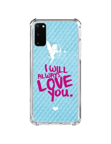 Coque Samsung Galaxy S20 FE I will always love you Cupidon - Javier Martinez