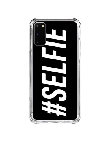 Coque Samsung Galaxy S20 FE Hashtag Selfie Noir Horizontal - Jonathan Perez