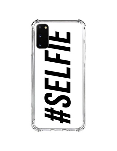 Coque Samsung Galaxy S20 FE Hashtag Selfie Blanc Horizontal - Jonathan Perez