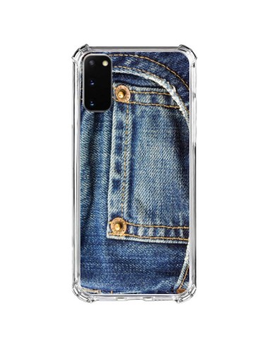 Coque Samsung Galaxy S20 FE Jean Bleu Vintage - Laetitia