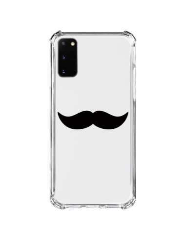 Coque Samsung Galaxy S20 FE Moustache Movember Transparente - Laetitia