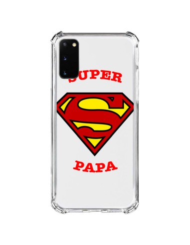 Coque Samsung Galaxy S20 FE Super Papa Transparente - Laetitia