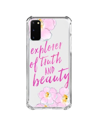 Coque Samsung Galaxy S20 FE Explorer of Truth and Beauty Transparente - Sylvia Cook