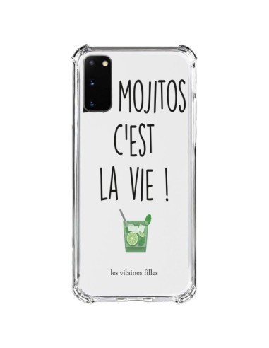 Coque Samsung Galaxy S20 FE Les Mojitos, c'est la vie Transparente - Les Vilaines Filles