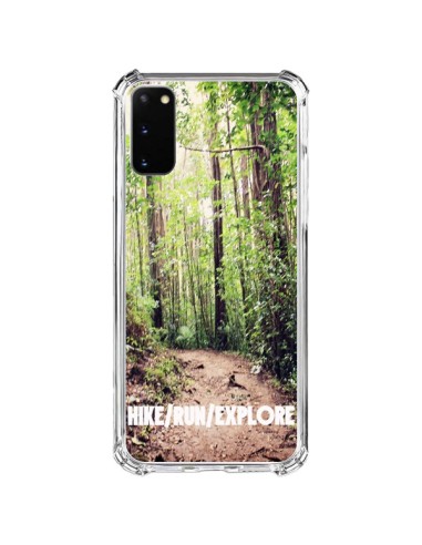 Coque Samsung Galaxy S20 FE Hike Run Explore Paysage Foret - Tara Yarte