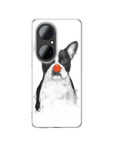 Coque Huawei P50 Pro Clown Bulldog Chien Dog - Balazs Solti