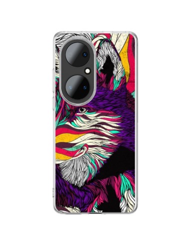 Coque Huawei P50 Pro Color Husky Chien Loup - Danny Ivan