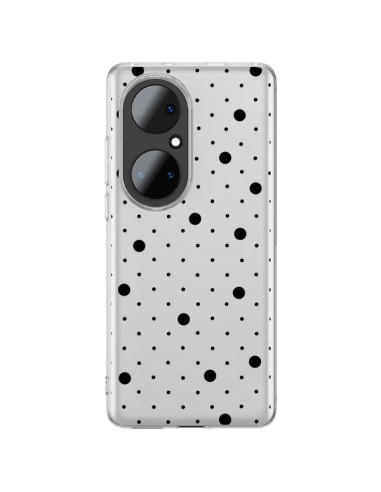 Coque Huawei P50 Pro Point Noir Pin Point Transparente - Project M