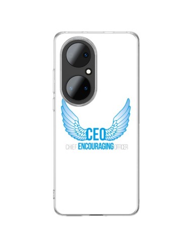 Coque Huawei P50 Pro CEO Chief Encouraging Officer Bleu - Shop Gasoline