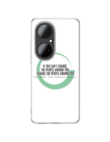 Coque Huawei P50 Pro Peter Shankman, Changing People - Shop Gasoline