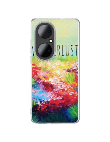 Coque Huawei P50 Pro Wanderlust Flowers - Ebi Emporium