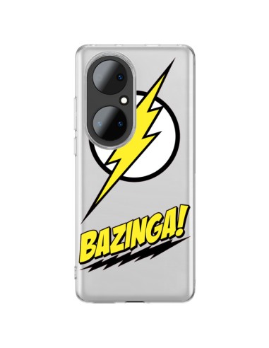 Coque Huawei P50 Pro Bazinga Sheldon The Big Bang Thoery Transparente - Jonathan Perez