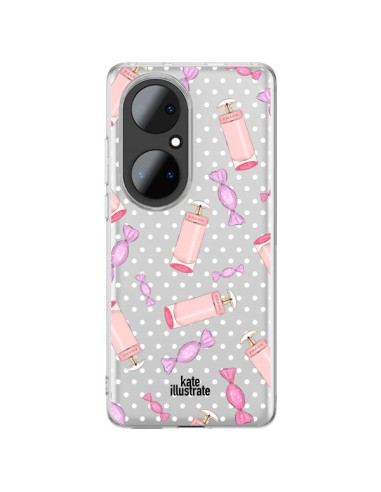 Coque Huawei P50 Pro Candy Bonbons Transparente - kateillustrate